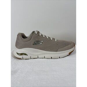 Skechers Arch Fit Athletic Walking Sneakers Shoes Taupe Mesh Comfort 7